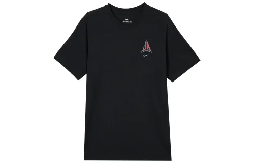 Nike Comfortable soft knitted fashionable black short sleeve T-shirt