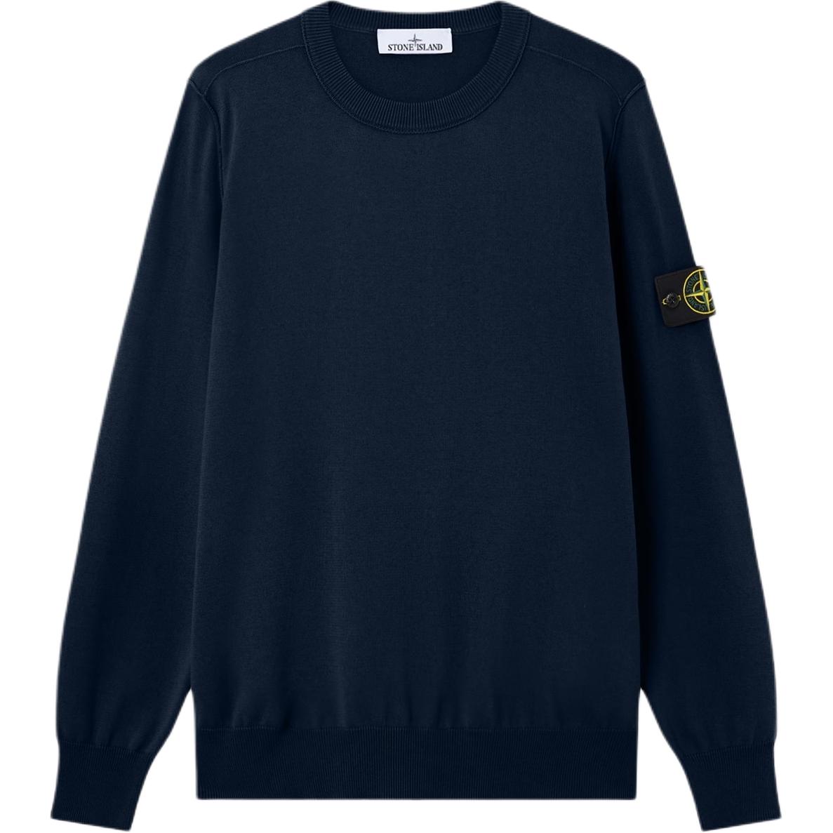 Мужской свитшот STONE ISLAND Badge (черный)