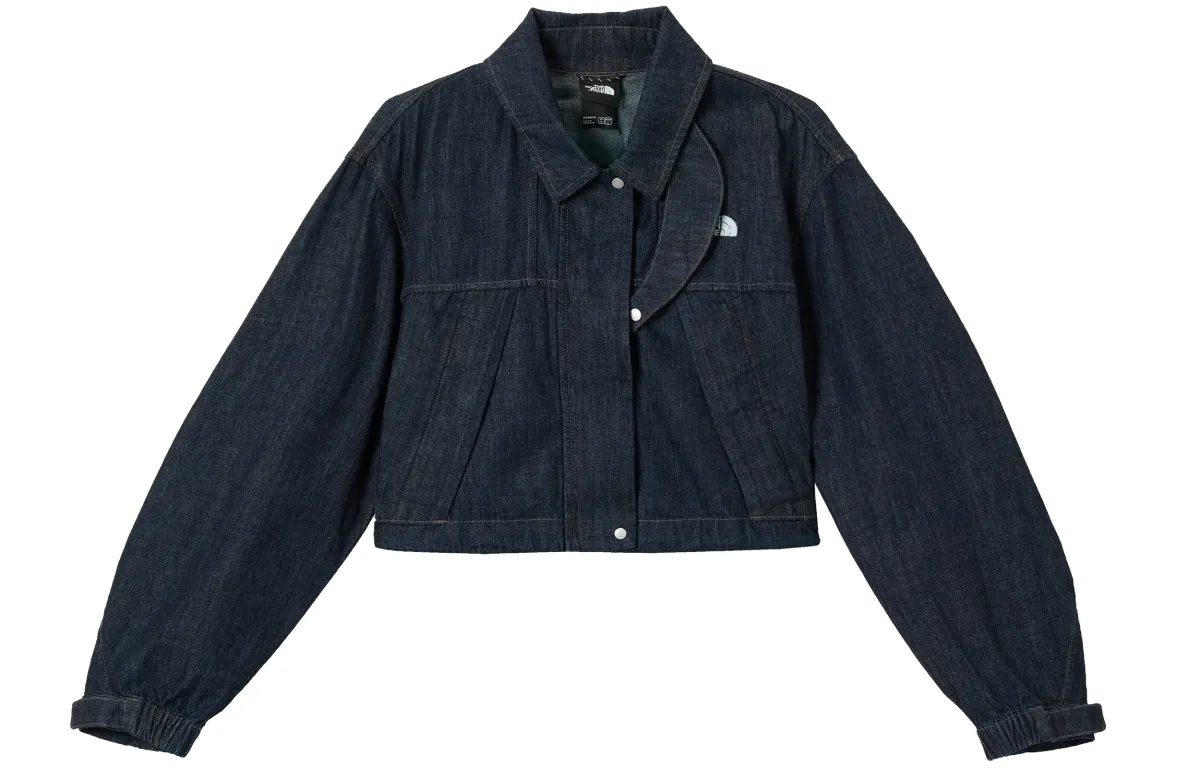 THE NORTH FACE Denim Jacket Women's Navy Blue