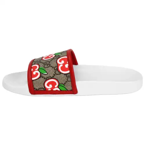 GUCCI Slide 'Apple Logo' Women's