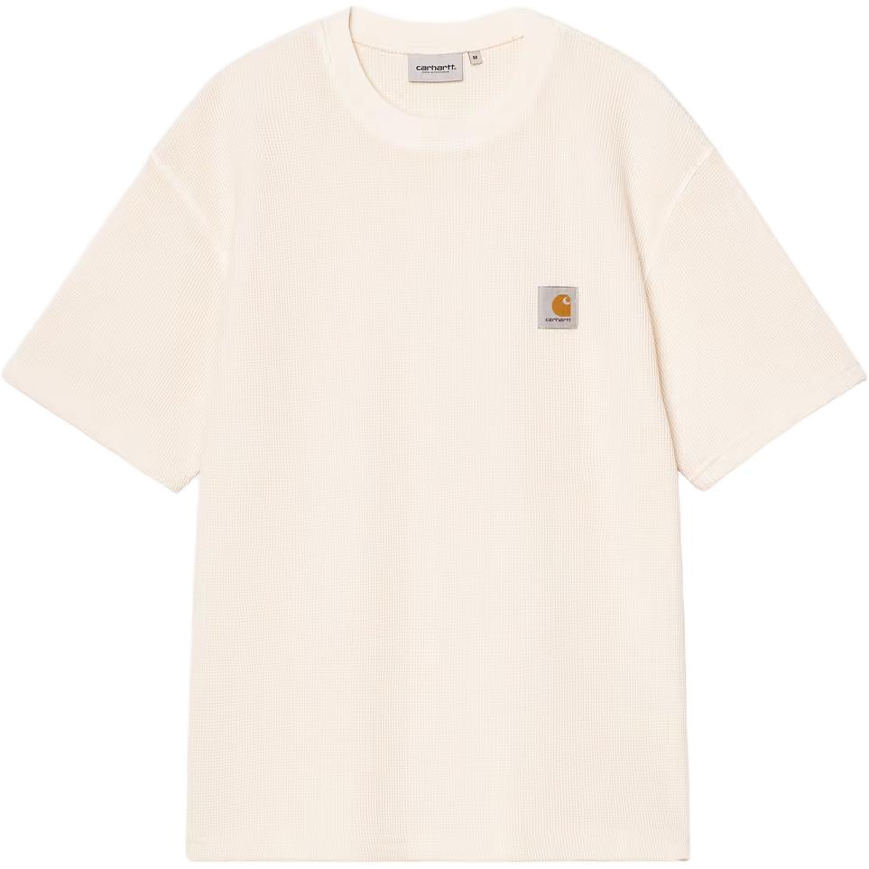 Мужская футболка Carhartt WIP SS26 S/S Nelson Waffle T-Shirt (серая)