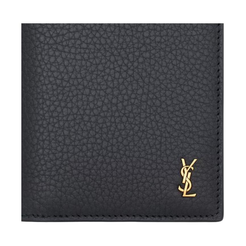 Мужской кошелек SAINT LAURENT CASSANDRE (глубокий синий) — фото 4