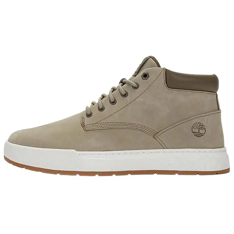 Timberland Maple Grove Leather Chukka Boots 'Light Taupe Nubuck'