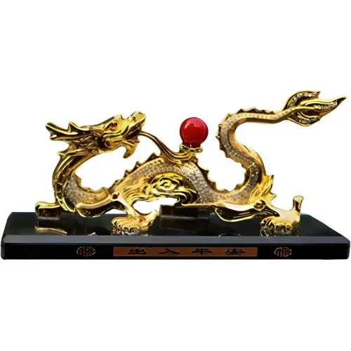 Car maid central control base Ruyi dragon decoration creative high-end car interior decoration zodiac dragon accessories table car perfume aromatherapy universal
