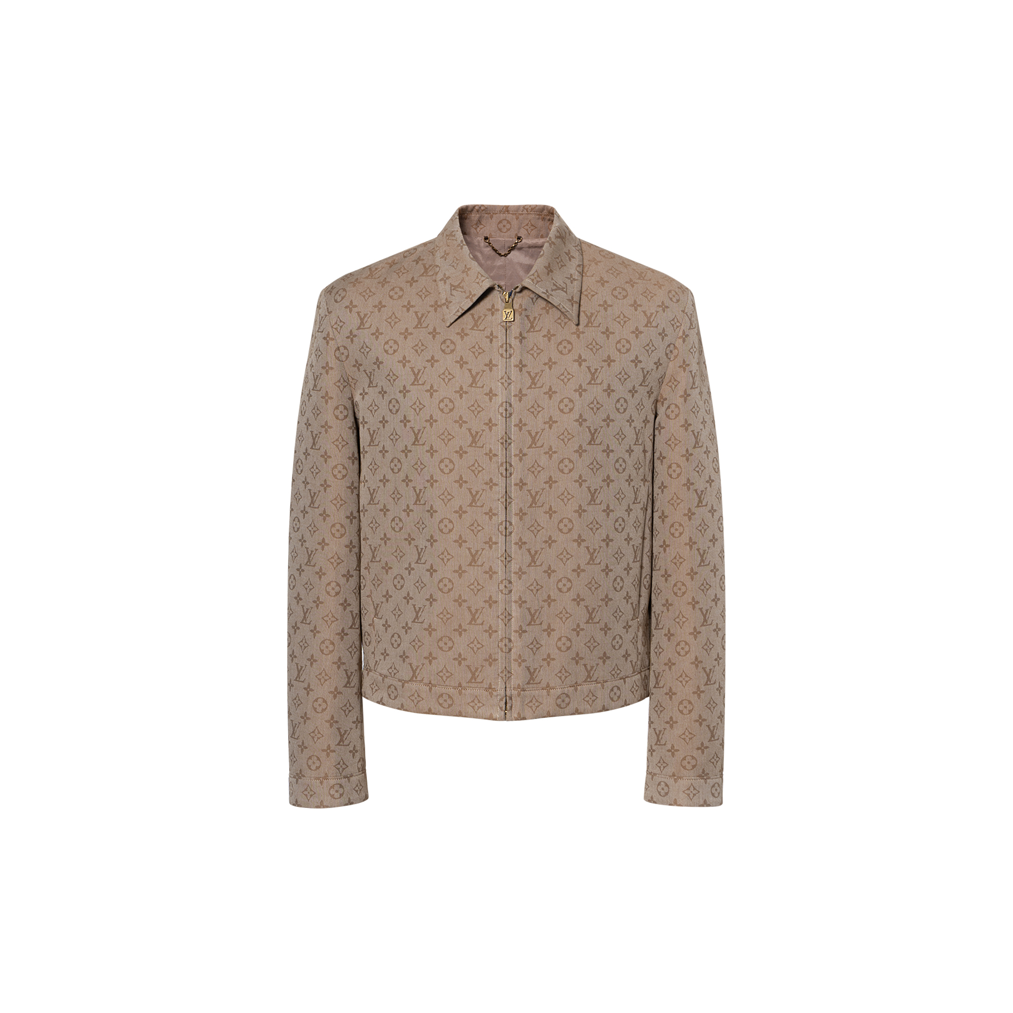 Lv Monogram Zippered Blouson