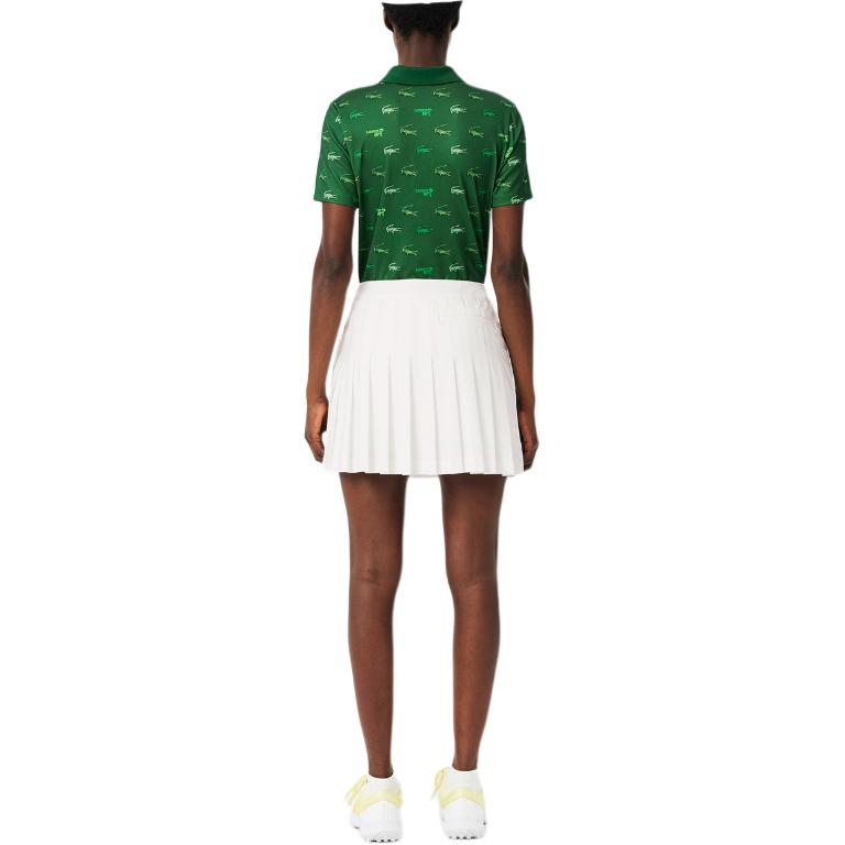 Женские юбка LACOSTE (зеленая) — фото 3