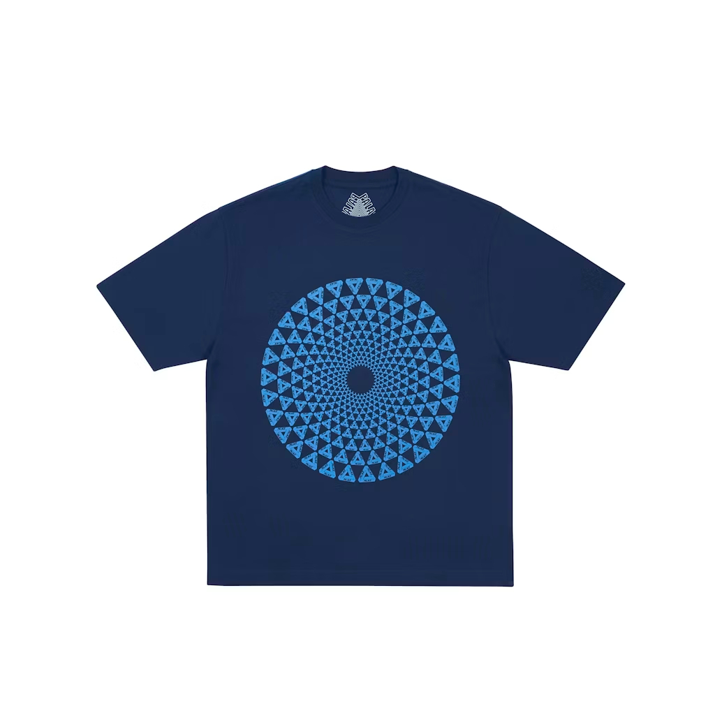 Футболка Palace SWIRLY T-SHIRT (черная с принтом)