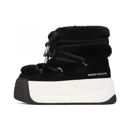 Naked Wolfe Darling Suede Ankle Boots 7cm Women's Black