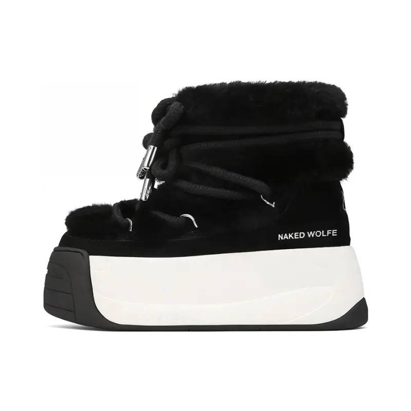 Naked Wolfe Darling Suede Ankle Boots 7cm Women's Black