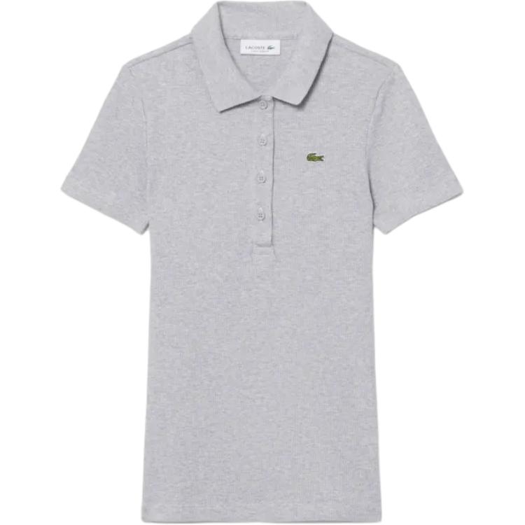Женская футболка Polo LACOSTE (белая)