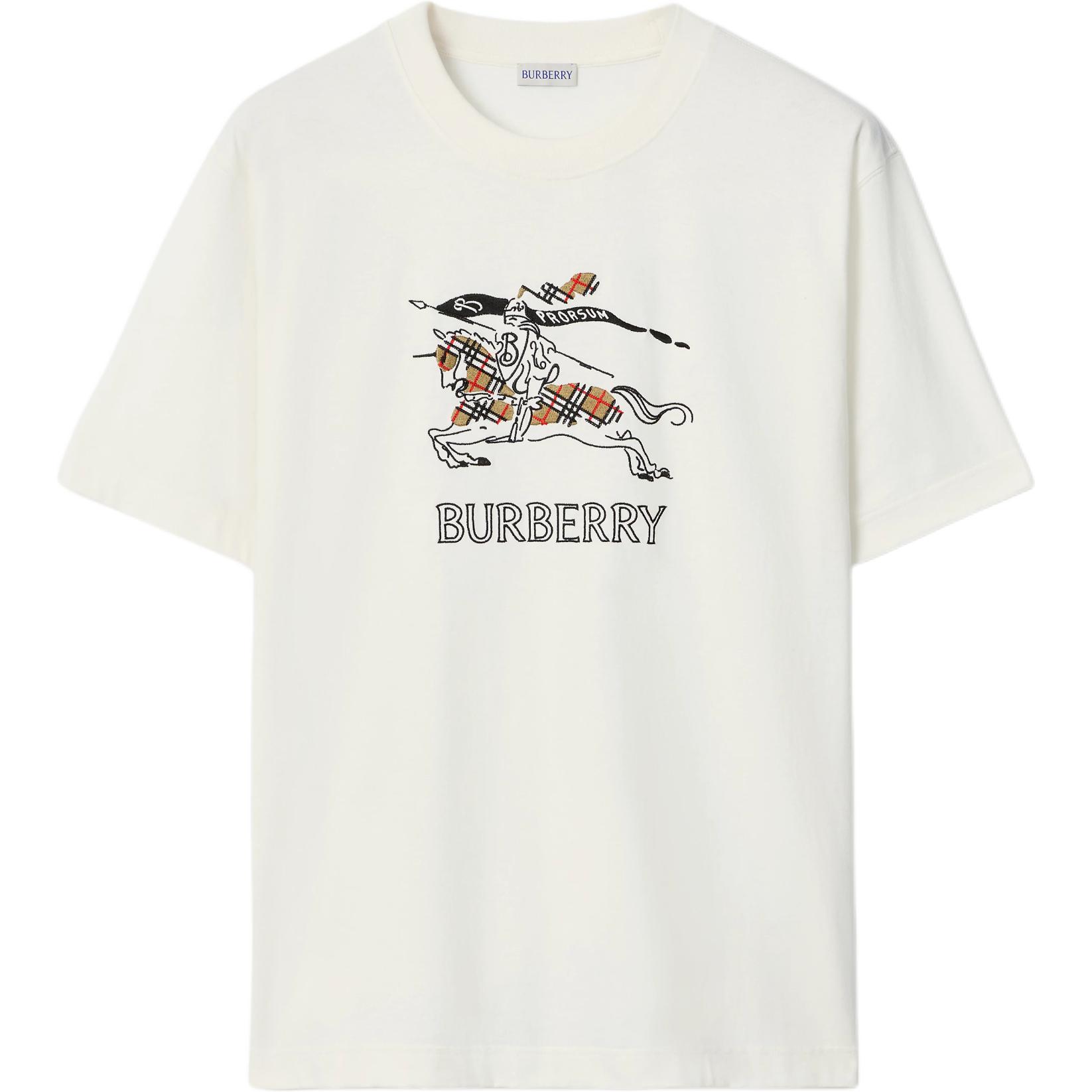 Мужская футболка Burberry Burberry T (мел белый)