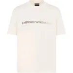 EMPORIO ARMANI Logo Embroidered Pima Jersey T-Shirt