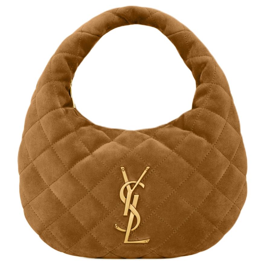 Женская сумка SAINT LAURENT Icarino BABY (коричневая)