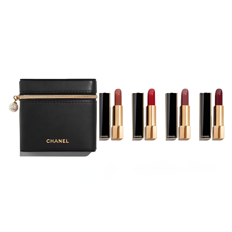 CHANEL Chanel, small bag pearl, lipstick, matte cosmetic set, Birthday gift