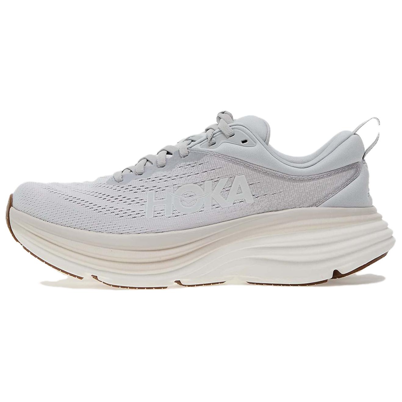 Женские кроссовки HOKA ONE ONE Bondi 8 (серые)