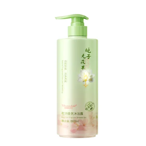 Shower gel strongly flavoured, men's perfume, fig color, long-term effect, anti-acne