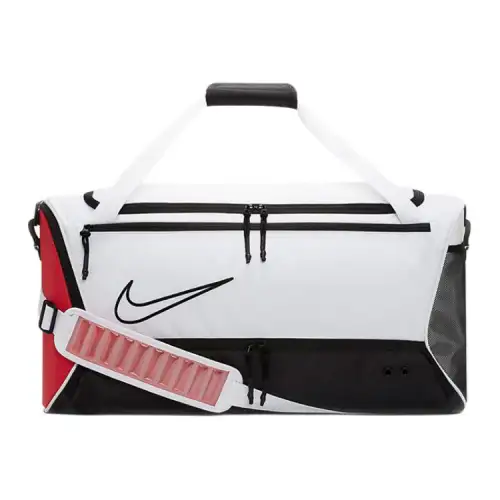Nike Elite Basketball Duffel Bag Travel Bags White/Red