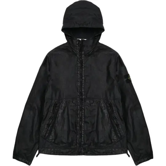 STONE ISLAND функциональная повседневная однотонная куртка с капюшоном для поездок на работу в мужском стиле