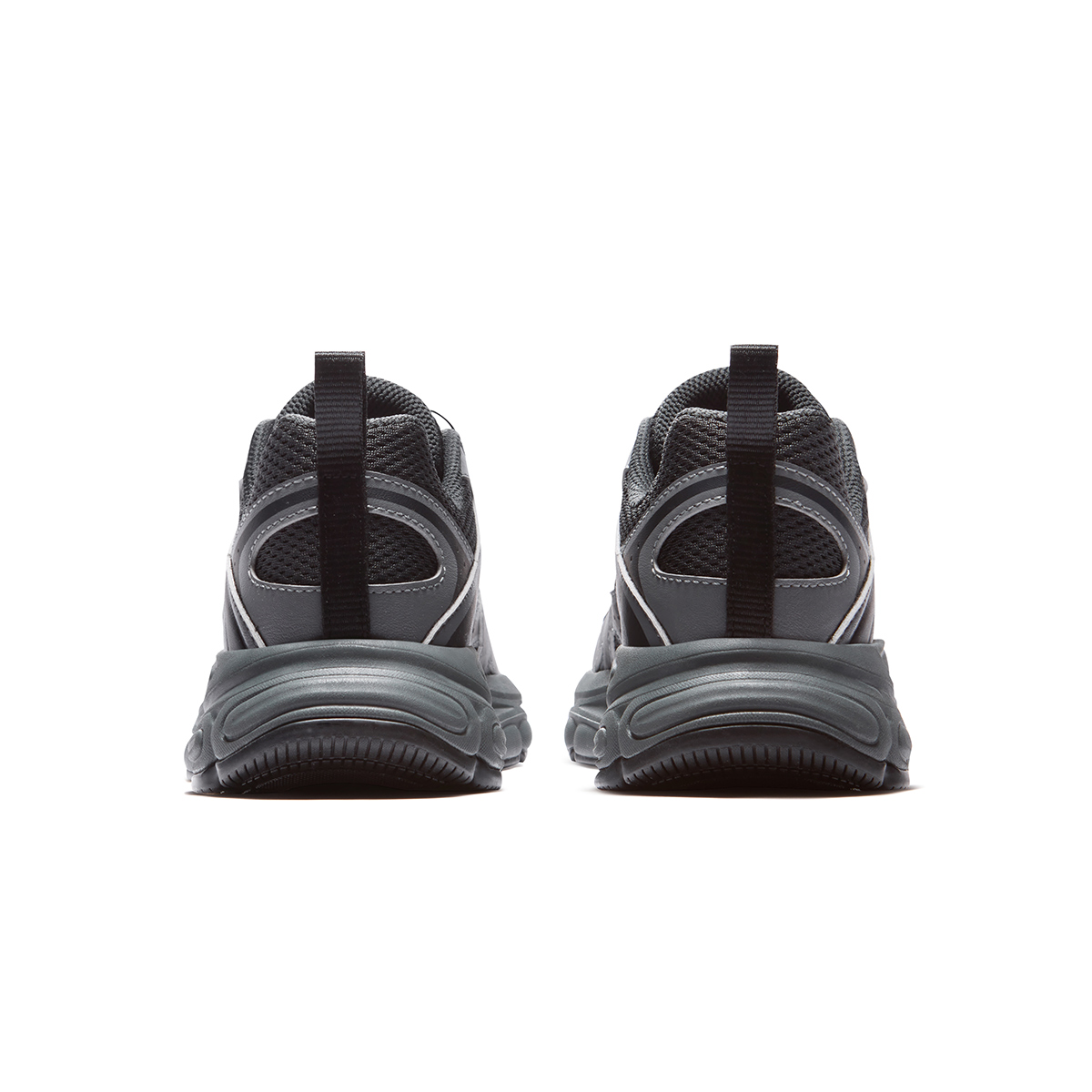 Детские кроссовки Fila KIDSHeritage-FHT 3/PEGASO 3 (бело-розовые) — 黑/太空银/紫 — фото 4