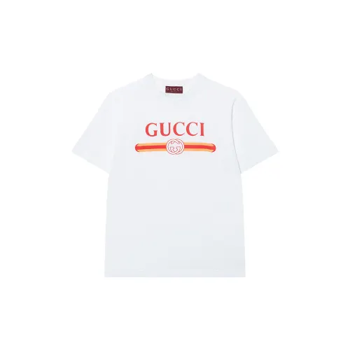 GUCCI Logo Printed Crewneck T-Shirt