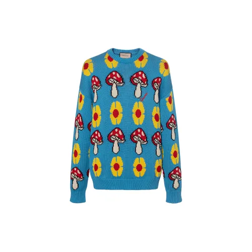 GUCCI Sweaters Men's Multicolor Crew Neck Moderate Other