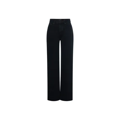 SAINT LAURENT Belt Looped Straight Leg Jeans