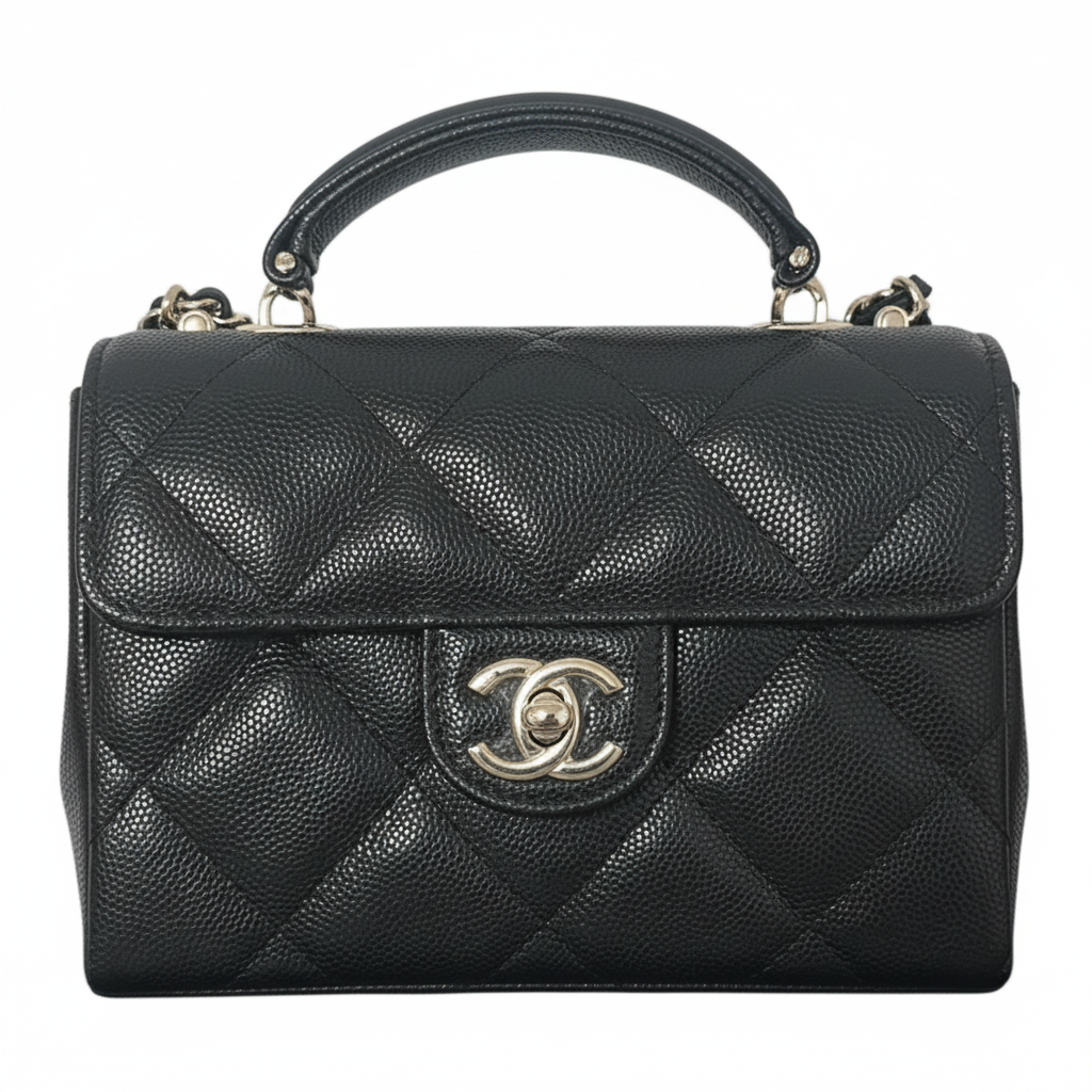 Женская сумка Chanel 26P (черная)