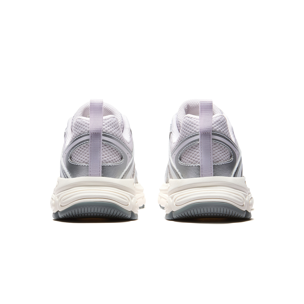 Детские кроссовки Fila KIDSHeritage-FHT 3/PEGASO 3 (бело-розовые) — 黑/太空银/紫 — фото 16
