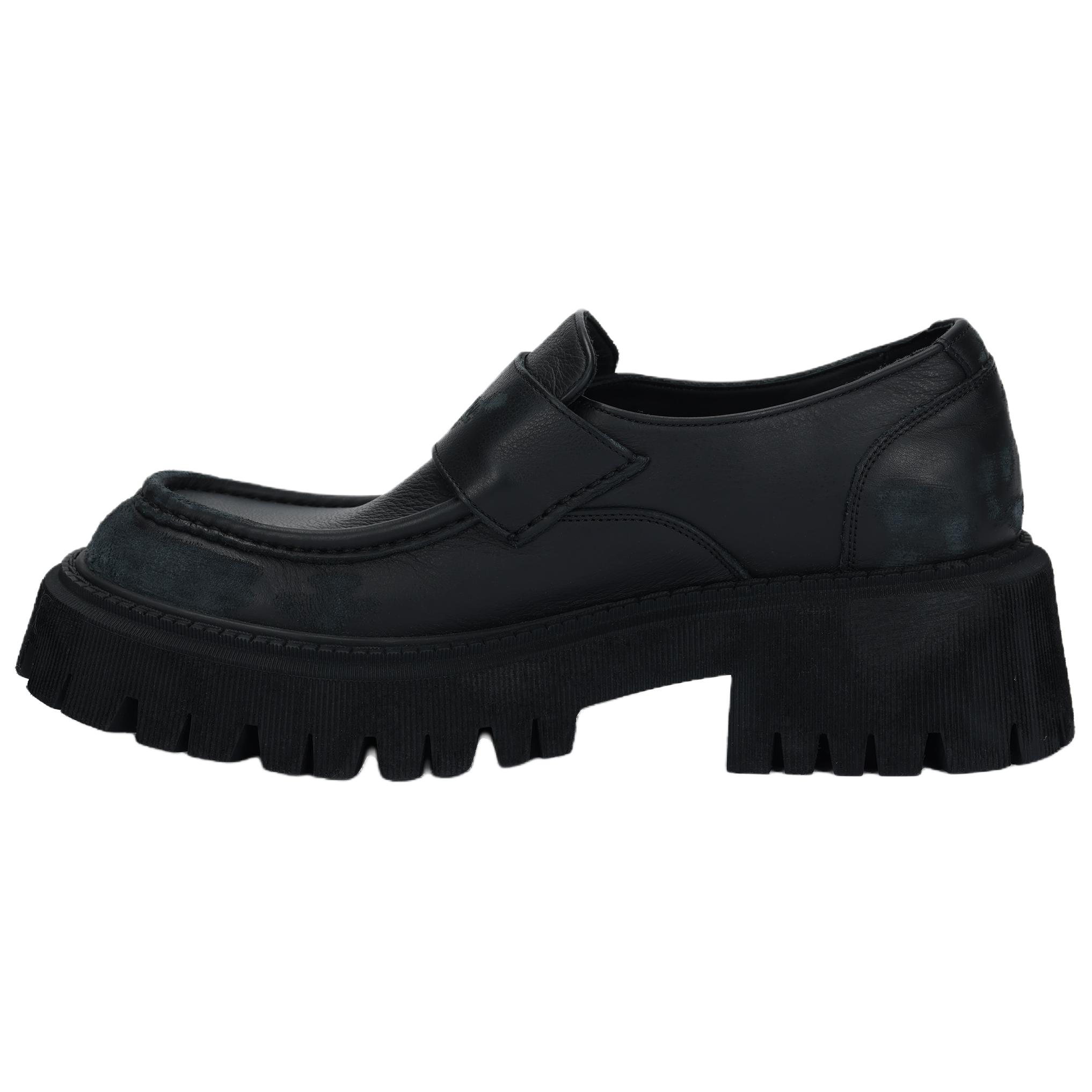 Balenciaga Tractor Loafers Men's Black