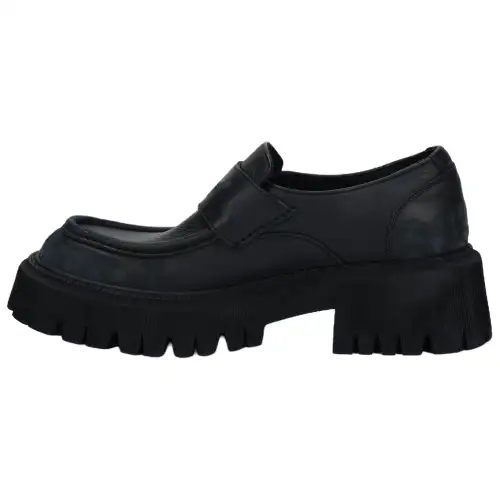 Balenciaga Tractor Loafers Men's Black