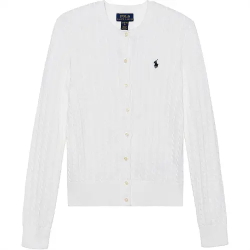 Polo Ralph Lauren Small sweater, cardigan, white children's long-sleeve