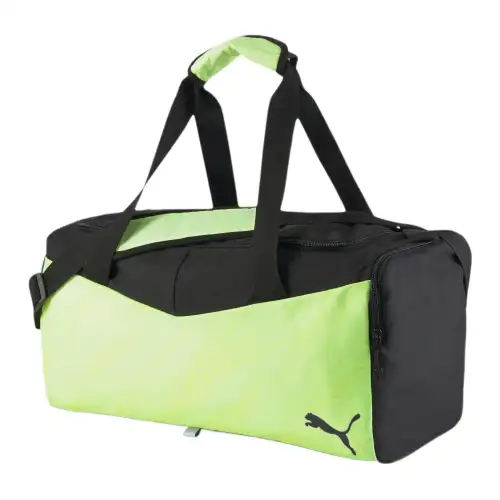 PUMA Rise Polyester Handbag, Travel Bag, Gym Bag Small Unisex Black & Green