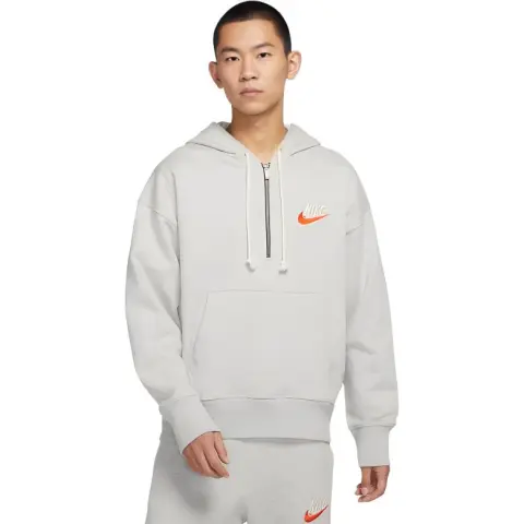 Nike Sweatshirts Men's Gray Hooded Moderate Regular