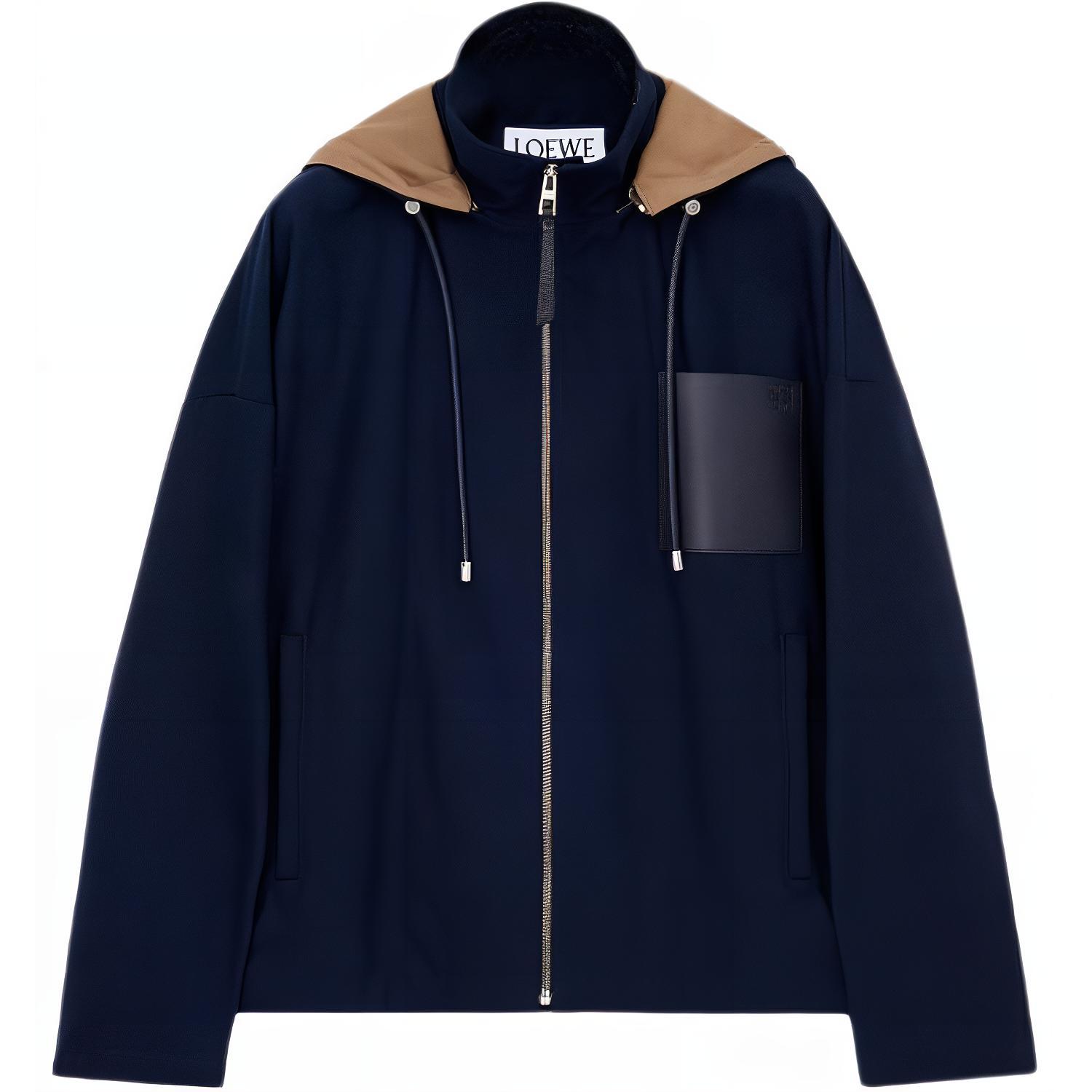 Мужская куртка LOEWE Anagram SS25 (черная)