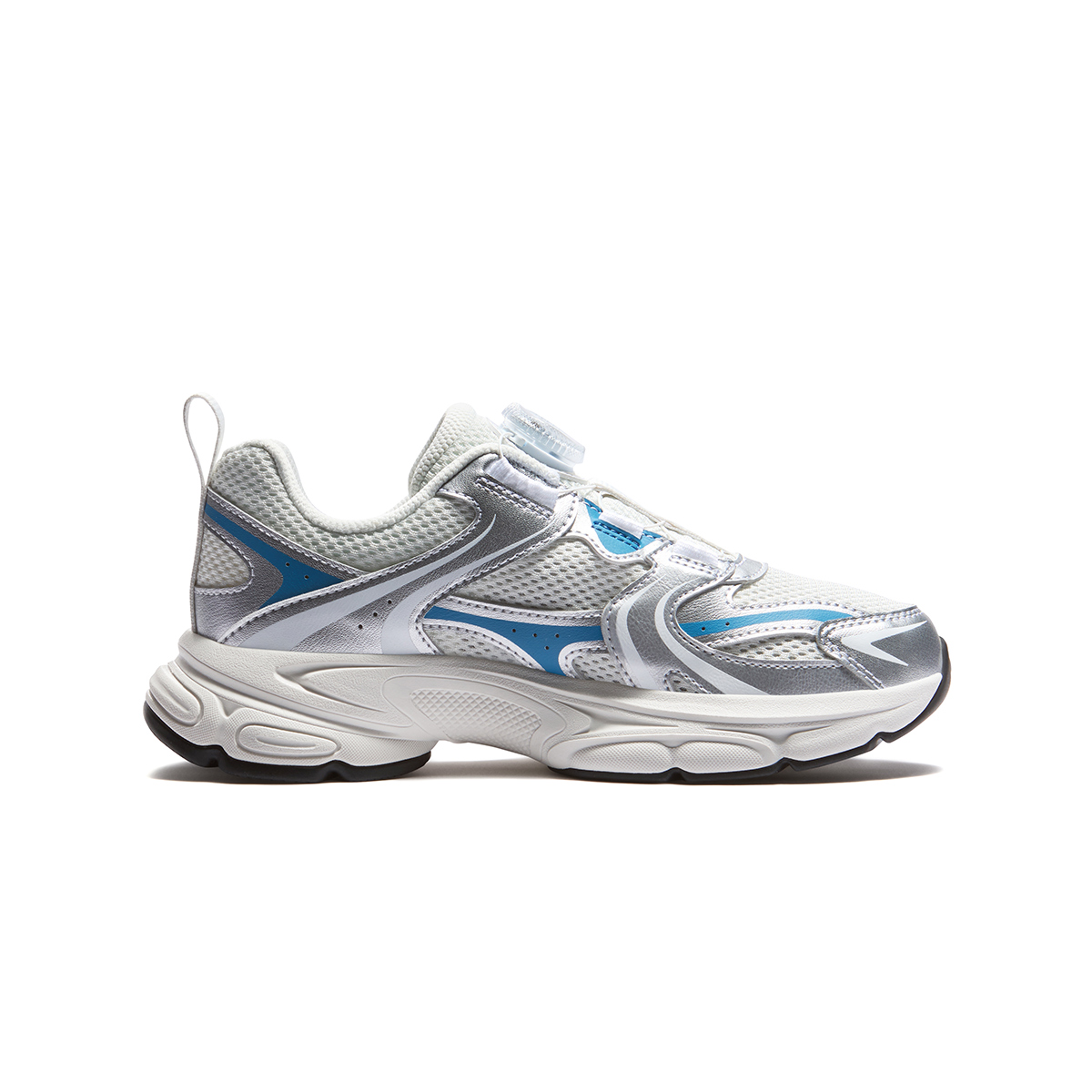 Детские кроссовки Fila KIDSHeritage-FHT 3/PEGASO 3 (бело-розовые) — 黑/太空银/紫 — фото 8