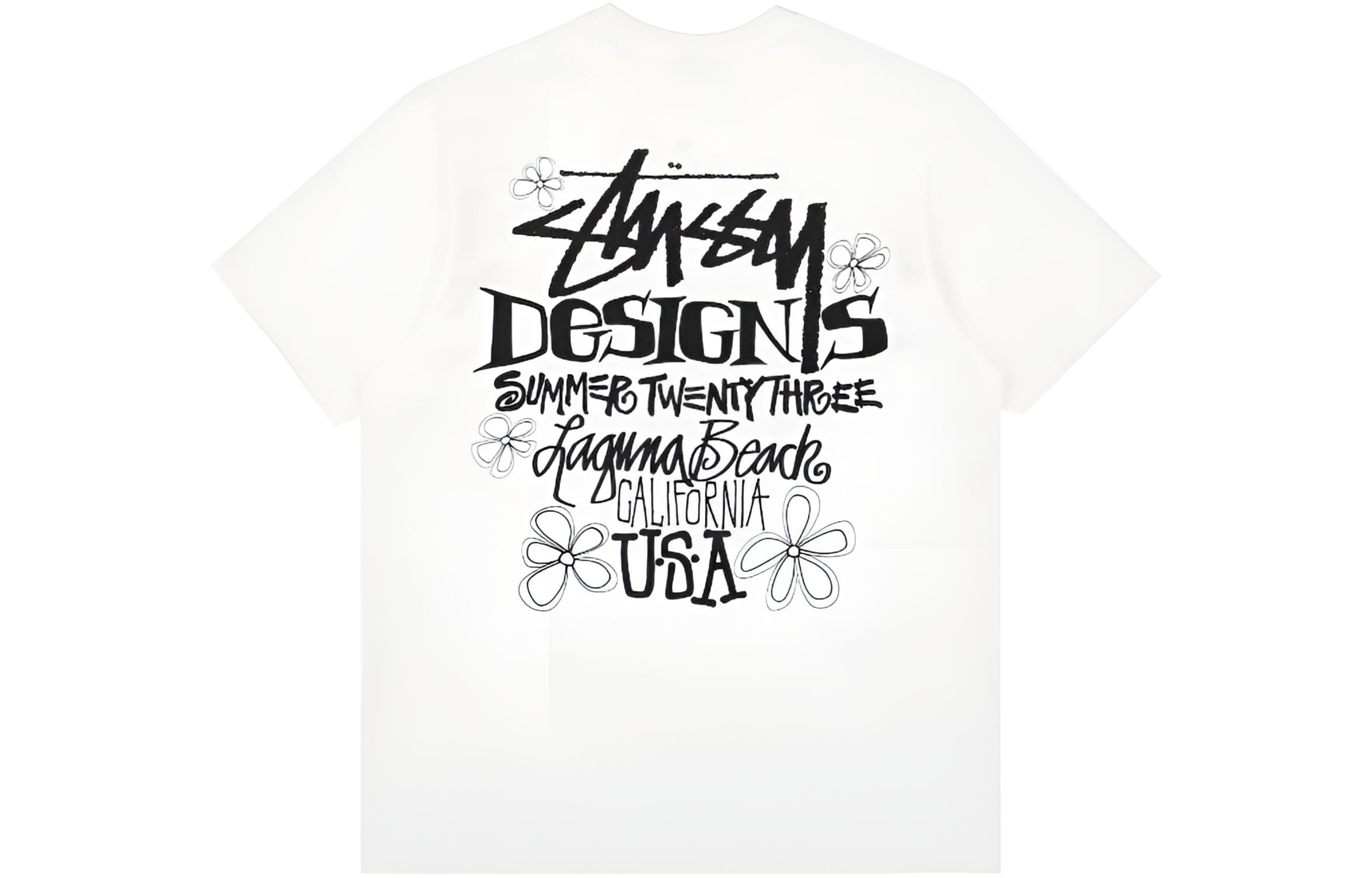 Мужская футболка Stussy SS23 Summer LB Tee (белая)
