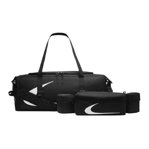 Nike X Off WHITE Collaboration Polyester One Shoulder Handbag, Gym Bag Unisex Black