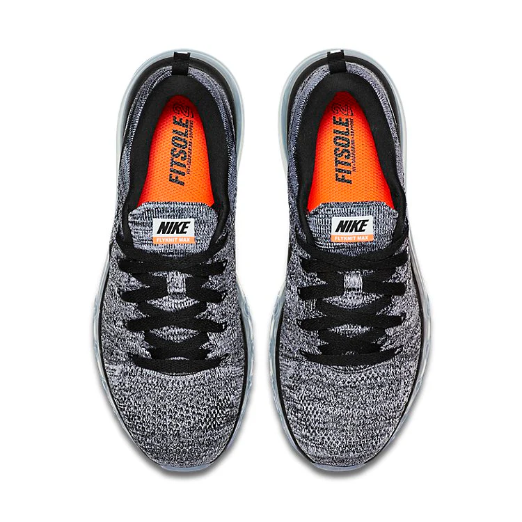 Женские кроссовки Nike Flyknit Max 'Oreo' (черные) — Чёрный — фото 3