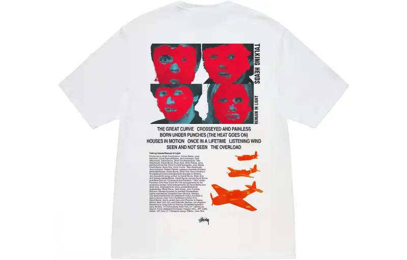 Stussy Talking Heads Remain In Light Tee