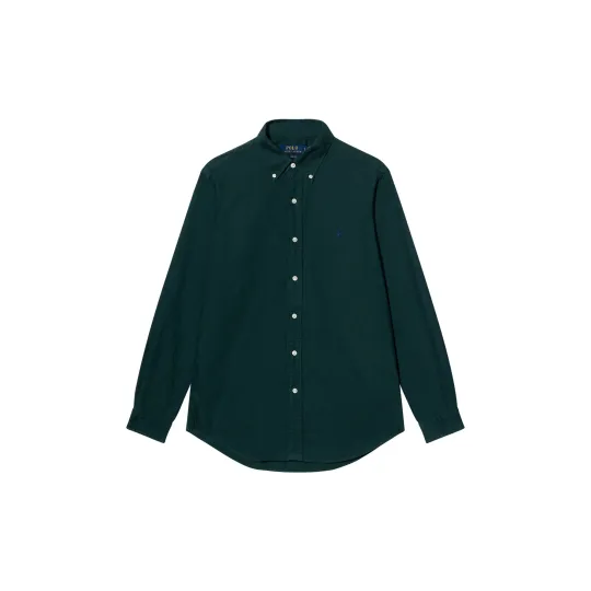 Polo Ralph Lauren embroidered-logo long-sleeve shirt
