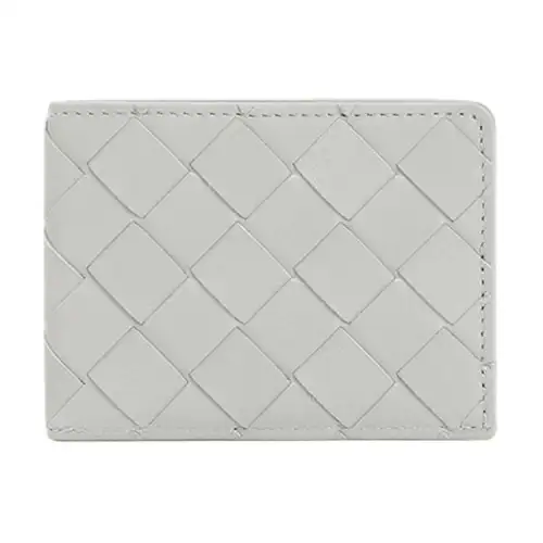 Bottega Veneta Nappa Leather Card Holder Regular Women's Gray