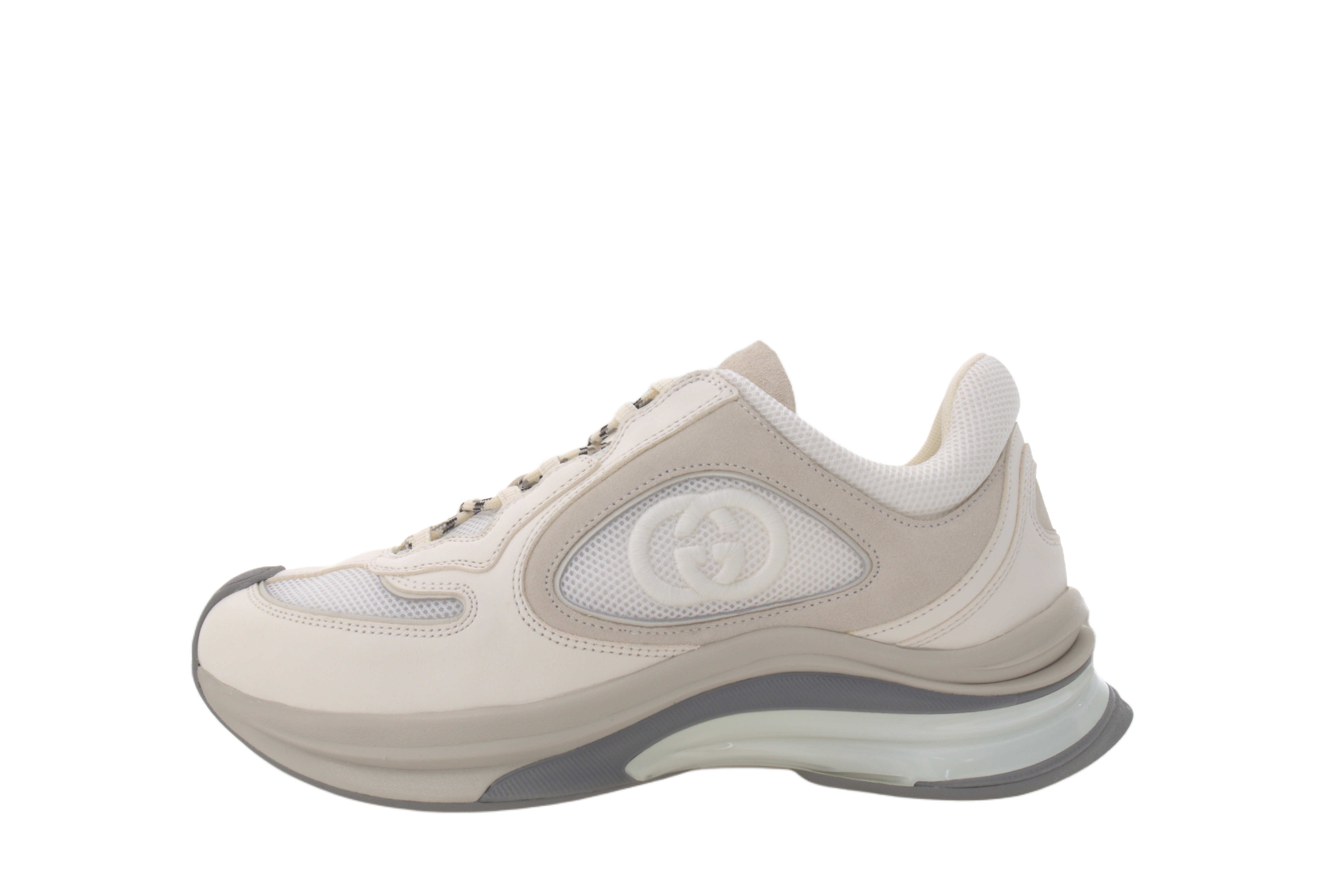Gucci Run Sneaker 'White Suede'