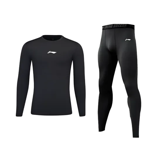 Li Ning Fitness Sets Unisex Crew Neck Moderate