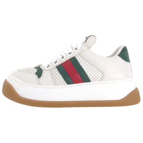 Gucci Wmns Screener 'White Green Red' Women's