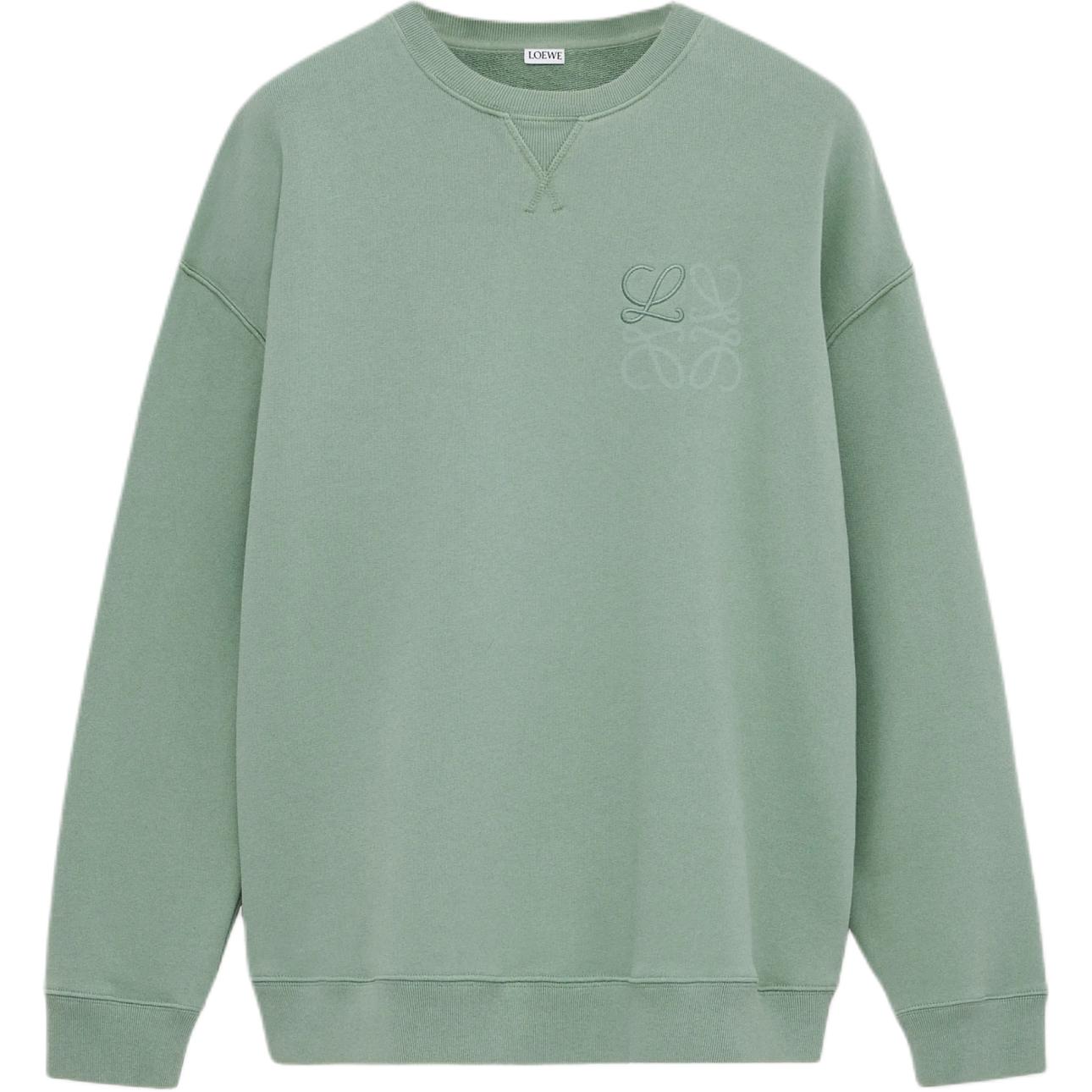 Мужское худи LOEWE Fleece Sport Sweatshirt (серое)