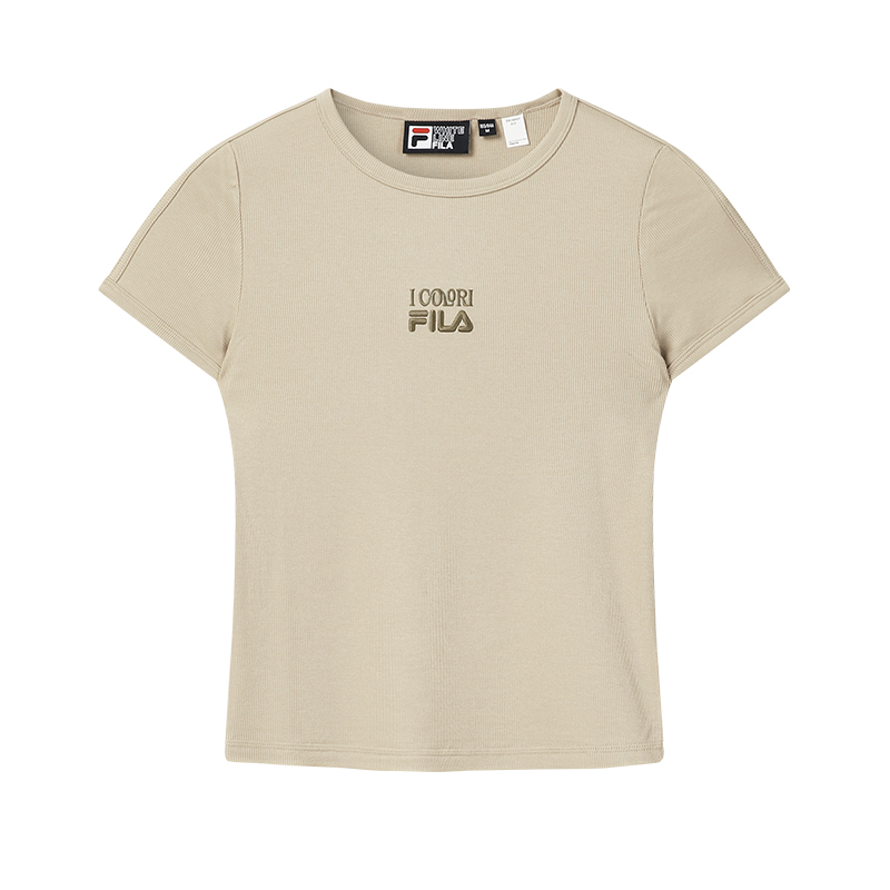 Женская футболка Fila ORIGINALE (бежевая)