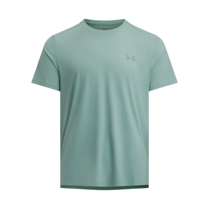Under Armour Short Sleeved T Shirts Men's Snakeskin Print Stone Green