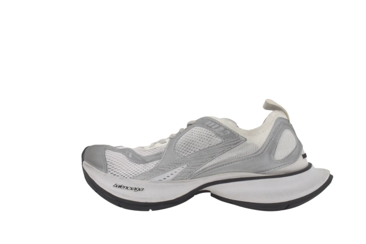 Balenciaga Circuit Low top Chunky Sneakers Men's White Silver