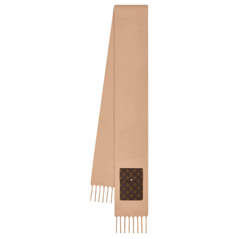 Шарф Louis Vuitton Fringe (бежевый)