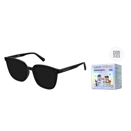 CALVIN KLEIN Square Sunglasses Unisex Black